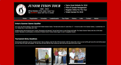 Desktop Screenshot of juniortysontour.com